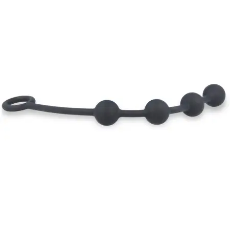 Nexus Excite Small Anal Beads Flexible Silicone 24cm Black