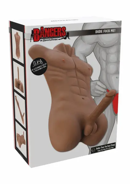 Bangers Dude, Fuck Me! анатомичен торс, 13 кг, 19 см