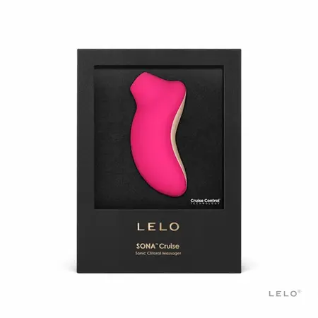 LELO Sona Cruise Cerise - Sonic Massager with Cruise Control, Waterproof
