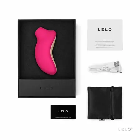 LELO Sona Cruise Cerise - Sonic Massager with Cruise Control, Waterproof