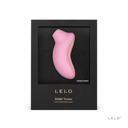 LELO Sona Cruise Intimate Sonic Massager Pink - 8 Modes Waterproof USB