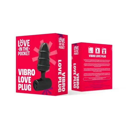 Love in the Pocket Love Plug Vibrating Intimate Device, Compact Size