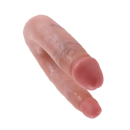 Pipedream King Cock U-Shaped Double Flexible Intimate Model Small Flesh