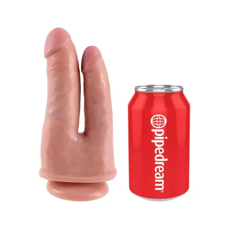 Pipedream King Cock Double Penetrator Anatomical Model Flesh 21cm