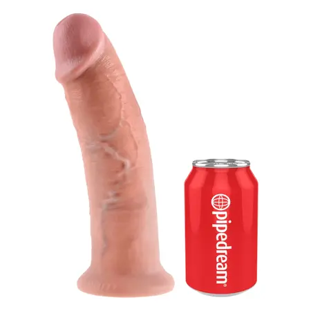 King Cock Model 10 Inch Anatomical Flesh Tone, Suction Base, 25.4 cm