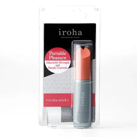 Iroha by Tenga Stick Grey Pink - Compact Discreet Intimate Device