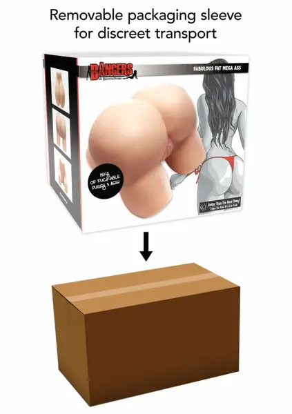 Fabulous Fat Mega Ass мастурбатор дупе, 19 кг