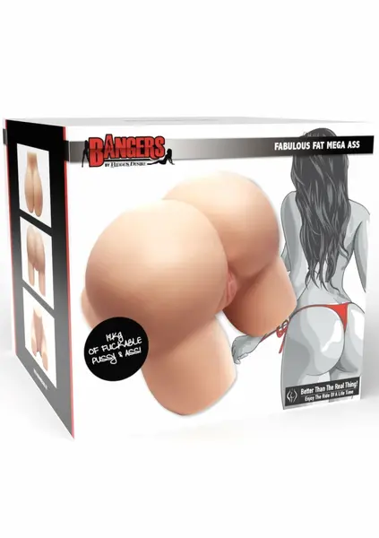 Fabulous Fat Mega Ass мастурбатор дупе, 19 кг