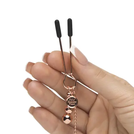 Fifty Shades Freed Adjustable Nipple & Clitoral Chain with Silicone Tips