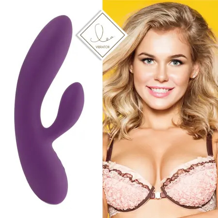 FeelzToys Lea Dual Motor Intimate System, Purple, Waterproof Silicone