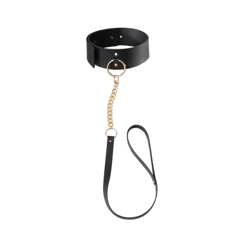 Bijoux Indiscrets MAZE Wide Adjustable Vegan Choker Black