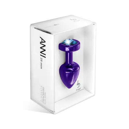 Diogol Anni Round 25 mm Intimate Accessory Purple & Blue Crystal