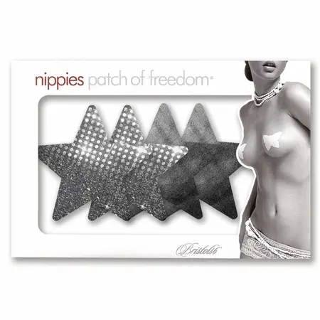 Nippies Solid Nightfever Star Designer Lingerie Covers, Size B