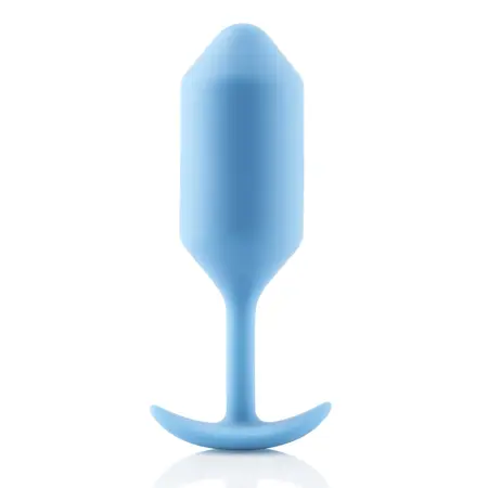 b-Vibe Snug Plug 3 Weighted Silicone Intimate Device Teal 12.7cm