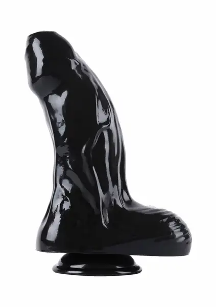 HIDDEN DESIRE Extreme Dong Xtra Thick 28 cm Black PVC Model