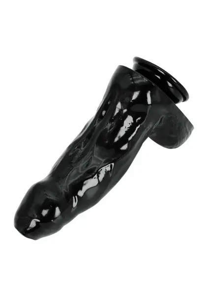 HIDDEN DESIRE Extreme Dong Xtra Thick 28 cm Black PVC Model