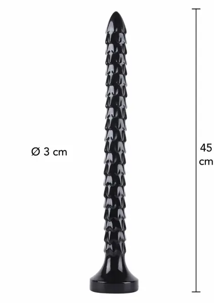 HIDDEN DESIRE Extreme Anal Snake 45 cm XXL Flexible System Black
