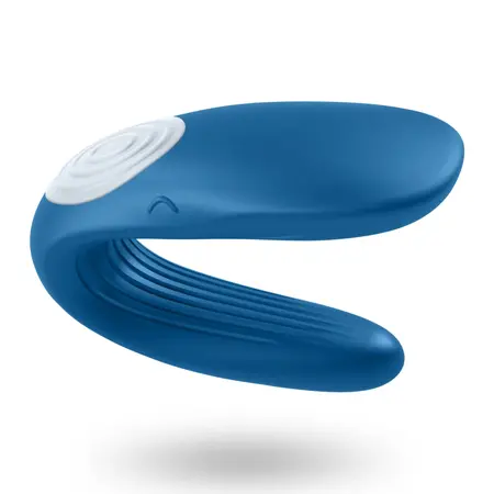 Satisfyer Partner Double Whale Couples Model, Waterproof, Blue Silicone