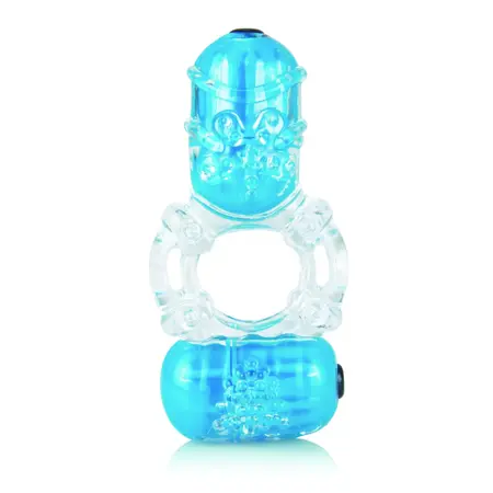 The Screaming O ColorPop Big O2 Blue Dual-Motor Vibrating Ring