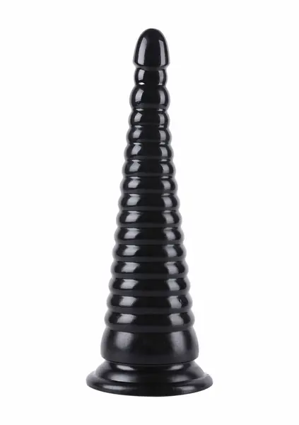 HIDDEN DESIRE Extreme Anal Cone 33 cm XXL Size, Smooth PVC, Wide Base