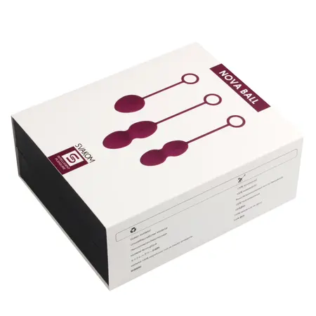 Svakom Nova Kegel Exercise Balls Set Violet - 3 Weights, Silicone, Waterproof
