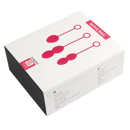 Svakom Nova Kegel Exercise Balls Set Plum Red - 3 Weights, Silicone