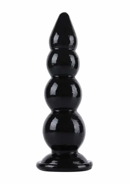 HIDDEN DESIRE Extreme Buttplug Balls 32 cm XXL PVC Black