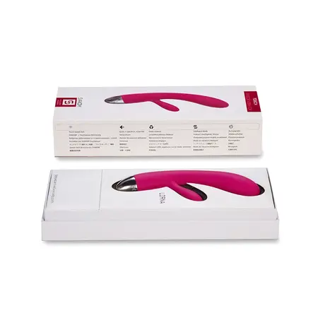 Svakom Lorna Touch Sensor Dual Motor Intimate Device Wine Red 176 mm