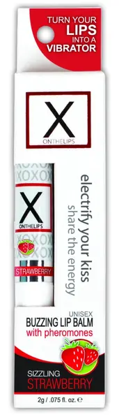 Sensuva X On The Lips Strawberry Lip Balm with Pheromones 2g