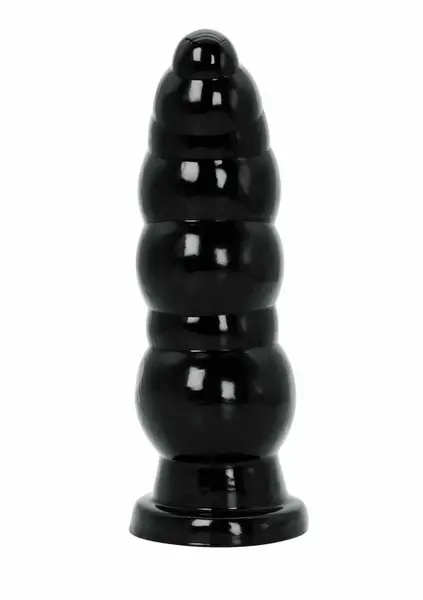 HIDDEN DESIRE Extreme Buttplug Balls 24.5 cm XXL PVC Black