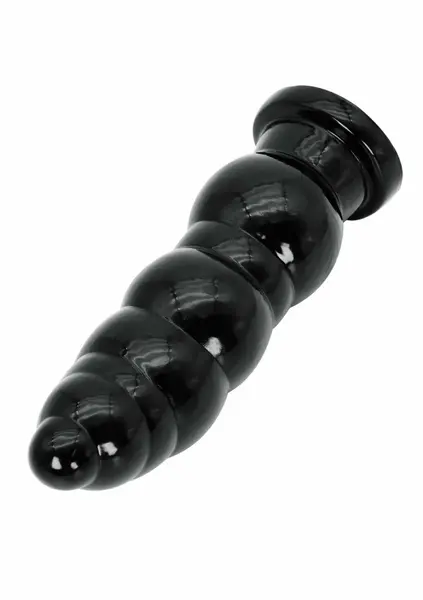 HIDDEN DESIRE Extreme Buttplug Balls 24.5 cm XXL PVC Black