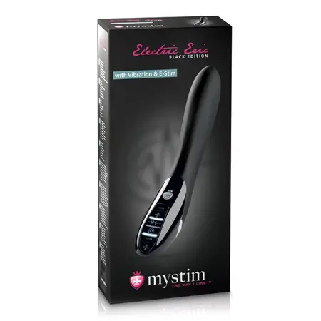 Mystim Electric Eric eStim Intimate Device Black 27cm
