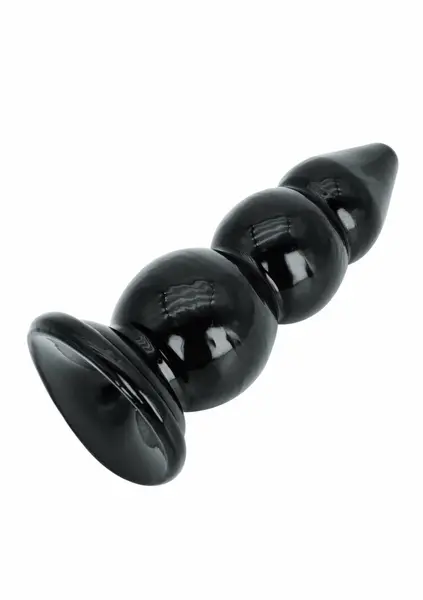 HIDDEN DESIRE Extreme Buttplug Balls 23 cm XXL Anal Gear Black