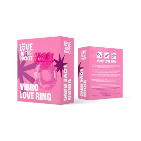 Love in the Pocket Vibro Ring Flexible TPE Intimate System 2-8cm