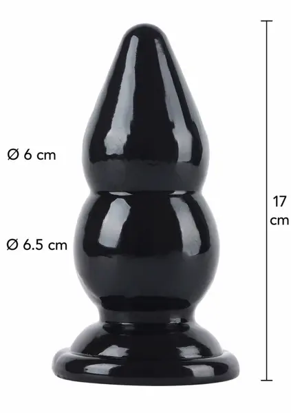 Extreme Buttplug Balls анален разширител с топчета, голям, 17 см