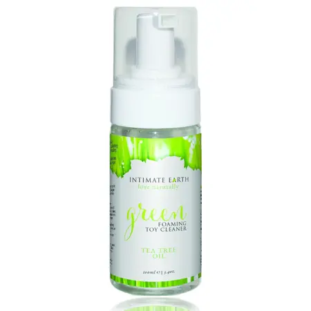 Intimate Earth Green Tea Foaming Toy Cleaner 100ml Gentle Formula