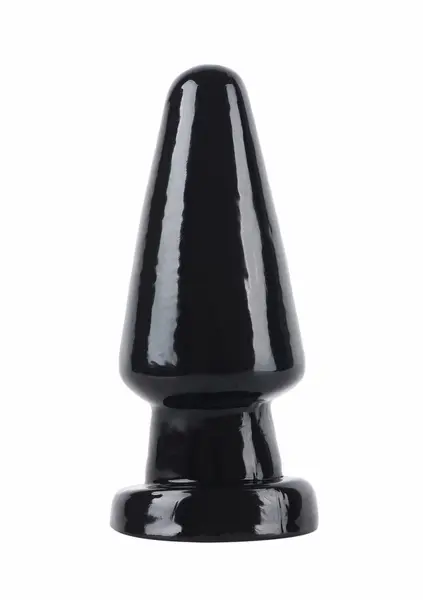 HIDDEN DESIRE Extreme Cone Head Large 17 cm Intimate Plug Black