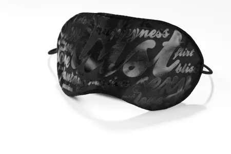 Bijoux Indiscrets Blind Passion Satin Eyemask - Elegant Black Accessory