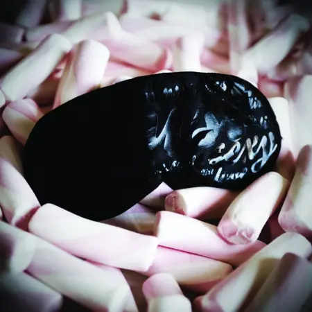 Bijoux Indiscrets Blind Passion Satin Eyemask - Elegant Black Accessory