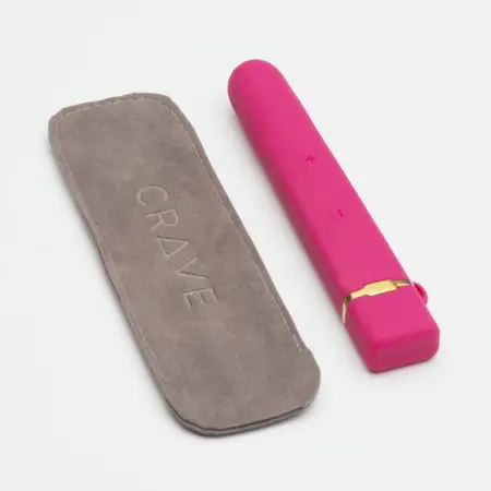 Crave Flex Pink - Flexible USB-Rechargeable Vibrating Device, Silicone