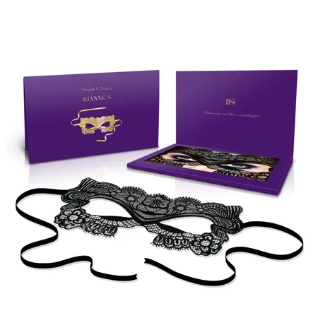 RIANNE S Soiree Mask V Zouzou - Elegant Soft Venetian-Style Mask