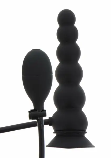 HIDDEN DESIRE Inflatable Suction Plug Expert Silicone Adjustable Black