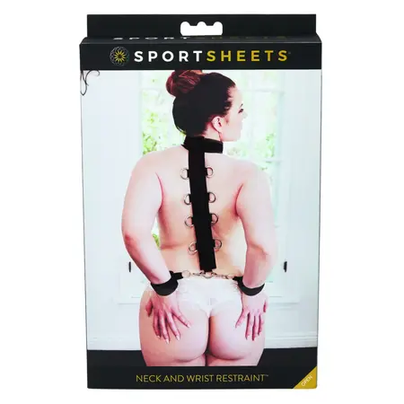 Sportsheets Neck & Wrist Restraint System with Neoprene Collar
