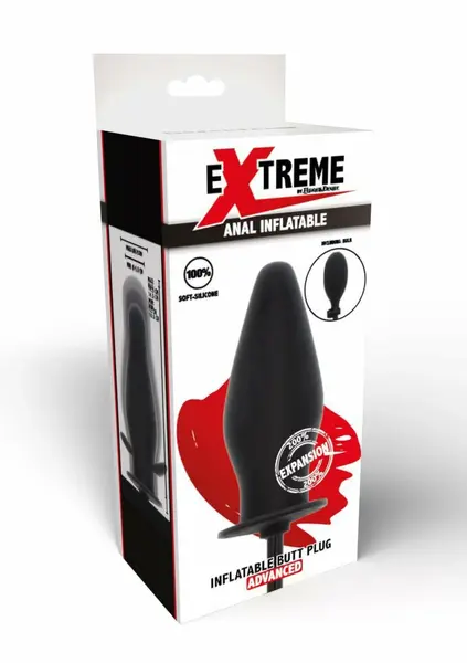 HIDDEN DESIRE EXTREME Inflatable Plug Advanced Silicone Black