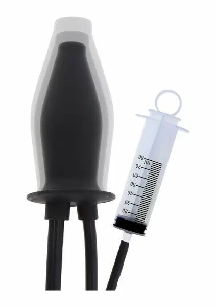 HIDDEN DESIRE EXTREME Inflatable Lubricating Plug Silicone Black