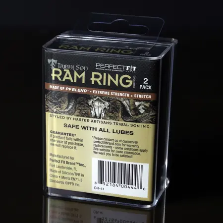 Perfect Fit Ram Ring Kit Double Black - Premium Silicone-TPE Rings Set
