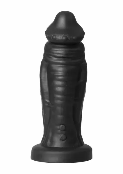 Devil Monster Silicone Intimate Machine with Suction Base, Large, Black