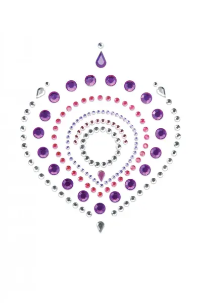 Bijoux Indiscrets Flamboyant Body Jewels Purple & Pink Set