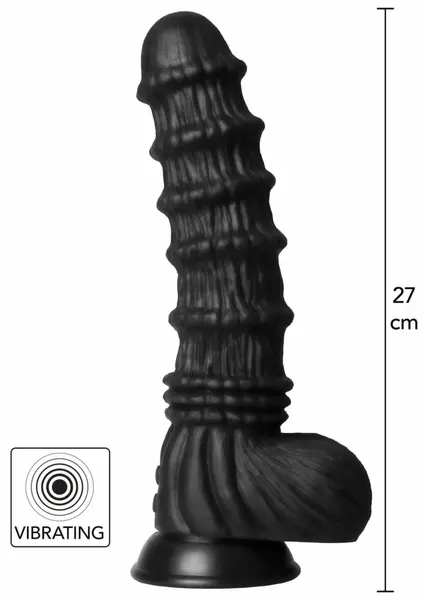 Dragon Monster Silicone Model with Suction Base, Vibrating, Large Size