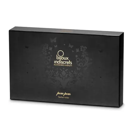 Bijoux Indiscrets Pom Pom Feather Sensual Touch Accessory Black